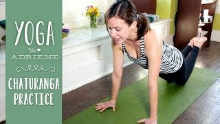 Chaturanga Practice  Yoga For Beginners [upl. by Eidna]