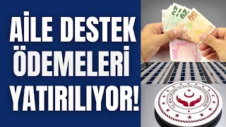 AİLE DESTEK PARASI YATIRILMAYA BAŞLANDI KONTROL EDİN [upl. by Avah]