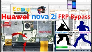 Huawei nova 2i FRP BYPASS  Huawei Nova 2i RNEL22 FRP Reset  Google Account testpoint eftpro [upl. by Yeltnarb169]