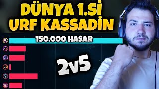 DÜNYA KASSADIN 1Sİ URF OYNARSA 2V5 CHALLENGE  KassadinsCreed [upl. by Aynom]