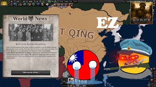 Surviving as Qing China in HOI4 The Great War Redux and CRUSHING the KMT [upl. by Ambrosane651]