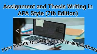 The Ultimate Guide to APA Style 7th Edition  Citation Style [upl. by Oinotla]