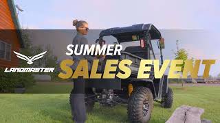 Landmaster UTV Summer Sales Event [upl. by Katti716]