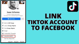 How to Link TikTok Account to Facebook [upl. by Nomyad415]