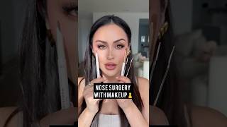 Nose Surgery with Makeup l Christen Dominique [upl. by Labors691]