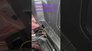 Installing third row seats in ￼ a 2016 police interceptor utility explorer [upl. by Saitam]