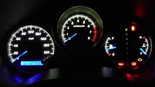 Toyota RAV4 II 20012005Dashboard led optitron style [upl. by Warde]