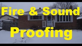 Rockwool Insulation  Fireproof and Soundproof your Basement Apartment part 6of11 [upl. by Euqirrne]