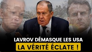 LEXCELLENT DISCOURS DE LAVROV  PLUS PERSONNE NE POURRA DIRE QUIL NÉTAIT PAS INFORMÉ [upl. by Salhcin]