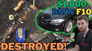 I Detailed My DISGUSTING BMW F10  1000 BMW F10 Rebuild Part 6 [upl. by Ylrehc137]