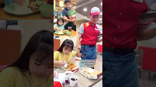 Kala ko InasalJollibee pala to😅 alyonabaquial goodvibes happy funny funnyshorts funnyvideo [upl. by Earesed]