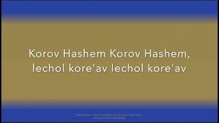 KOROV HASHEM Lyrics  Miami Boys Choir [upl. by Admana610]