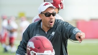 RazorbackFB Sounds of Spring Practice Hargreaves Ellis [upl. by Laforge]