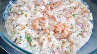 How To Make Shrimp Pasta Salad  Seafood Pasta Salad [upl. by Sefton]