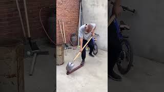 Elastic carbonsteel shovel [upl. by Valsimot]