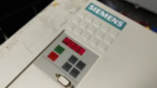 Siemens Simovert VC 6SE7026  0TD61  Z Test Video WIS 7151 [upl. by Mehetabel]