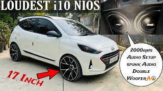 Hyundai Grand i10 NIOS CNG 2023😱Modified i10 with Customise HeadlightsAlloywheels amp Batman Spoiler [upl. by Omrelliug364]