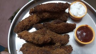 Fish fingers recipe in telugu [upl. by Tratner]