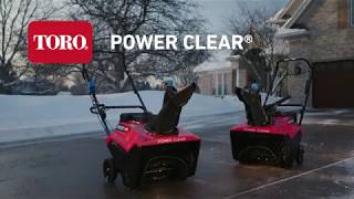 Toro Power ClearⓇ Snow Blowers [upl. by Diandra]