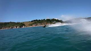 South coast tour on a Yamaha FX 18 Waverunner [upl. by Eyllom557]