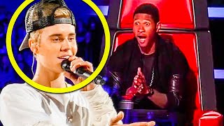 Famous celebrities prank coaches in the voice auditions  PART 2 [upl. by Behnken]