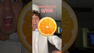 Cut the orange in 100 🍊 viral gaminggames [upl. by Ainesell]