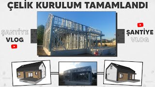 DÃœZCEDE YAPILAN 15 KATLI EVÄ°MÄ°ZÄ°N Ã‡ELÄ°K KURULUMU TAMAMLANDI [upl. by Sissel]