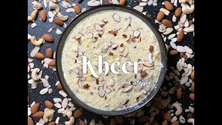 Rice Kheer Recipe  Rice Pudding recipe  Indian Desert  Chawal Ki Kheer Recipe  Dessert Recipes [upl. by Nikral]