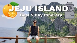 5 Days in Jeju Island  Top Attractions Cafes amp Restaurants  Travel Guide and Vlog [upl. by Klos]