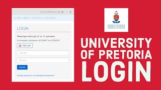 University of Pretoria Login  upacza Student Portal Login Sign In 2021 [upl. by Enimsaj]