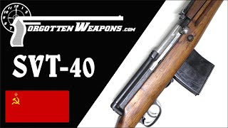 SVT40 The Soviet Standard Semiauto from WW2 [upl. by Akenihs]