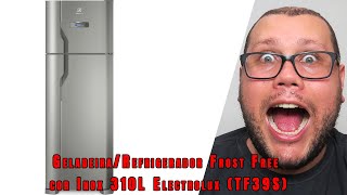 Geladeira Refrigerador Frost Free cor Inox 310L Electrolux TF39S [upl. by Roderich919]