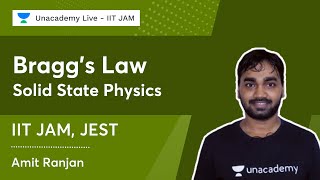 Braggs Law  Solid State Physics   IIT JAM JEST  Amit Ranjan [upl. by Sutphin617]