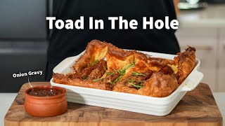 Toad In The Hole Crispy amp Fluffy  A Classic British Recipe 🇬🇧 [upl. by Cedar]