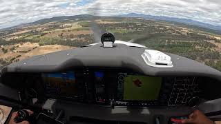 TECNAM P2010 TDI CIRCLE TO LAND AT YSWL [upl. by Nonek]