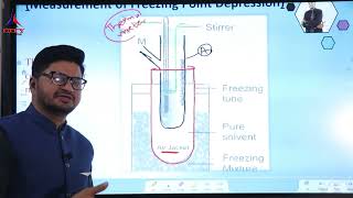 Ch09 Lec8 Chem 1st Beckmanns Method for depression of freezing point Chemistry by Atif [upl. by Darrel]