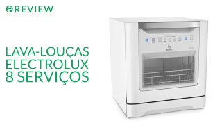 LavaLouças Electrolux 8 Serviços LE08S  Antes da instalação [upl. by Feldman]