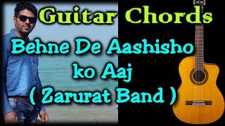 Zarurat Band  Behne De Aashisho Ko Aaj  Guitar Lesson  Christian Song [upl. by Stockmon125]