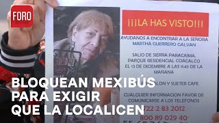 Paralizan Mexibús en Ecatepec por desaparición de su madre hace una semana  A las Tres [upl. by Rika967]