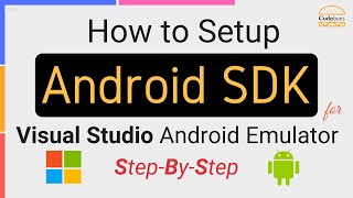 How to setup Android SDK for Visual Studio Android Emulator step by step [upl. by Hepza]