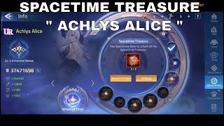 SPACETIME TREASURE quot ACHLYS ALICE quot ► Mobile Legends Adventure [upl. by Jardena]