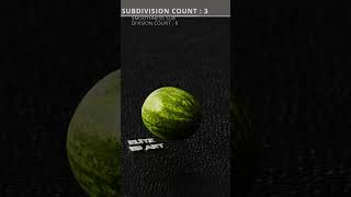 🍉Blender Cloth Simulation Test on Melon 3dartclothsimulation blender3d [upl. by Seuguh969]