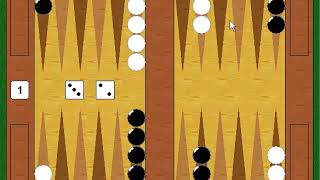 How To Play  Backgammon  The Basics  A Sample Game [upl. by Michigan]