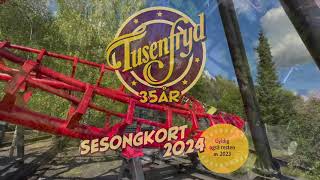 TusenFryd Sesongkort 2024 [upl. by Salahcin]