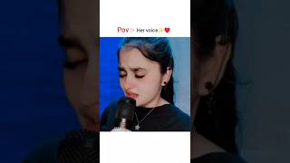 Ek Tarfa  Darshan Raval  song cover by Areeba Saifi shorts youtubeshorts cover [upl. by Ivory]