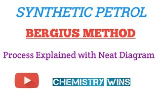 BERGIUS PROCESS  SYNTHETIC PETROLsadhanadhananjaya CHEMISTRY WINS chemistry [upl. by Tnahs]