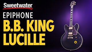 Epiphone BB King Lucille Semihollowbody Electric Guitar Demo [upl. by Cloutman]