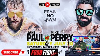 🔴 Jake Paul vs Mike Perry FIGHT COMPANION [upl. by Olinde]