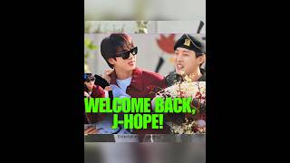 Welcome Back JHope bts jhope jin shorts [upl. by Orlanta]