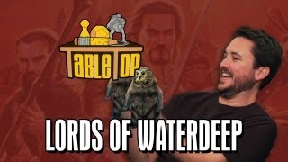 Lords of Waterdeep Felicia Day Pat Rothfuss and Brandon Laatsch Join Wil on TableTop SE2E10 [upl. by Grodin]